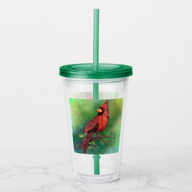 Copo De Acrílico Tumbler acrílico cardinal (Frente)