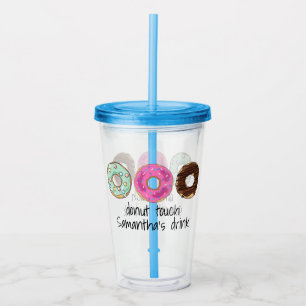 Copo De Acrílico Tumbler Acrílico de rosquinha