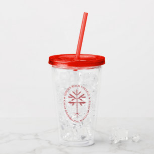 Copo De Acrílico Tumbler acrílico em vermelho