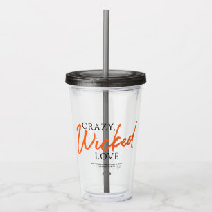 Copo De Acrílico Tumbler Acrílico Louco e Maluco