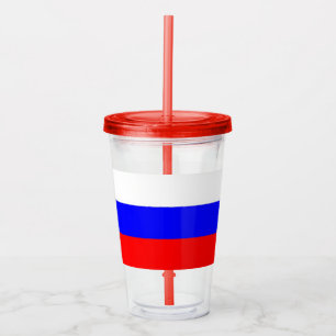 Copo De Acrílico Tumbler acrílico patriótico com a bandeira de