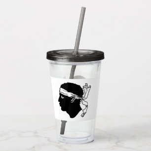 Copo De Acrílico Tumbler acrílico patriótico com a bandeira de