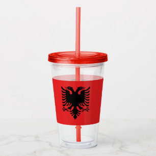 Copo De Acrílico Tumbler acrílico patriótico com a bandeira de