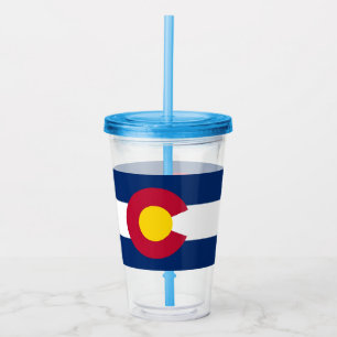 Copo De Acrílico Tumbler acrílico patriótico com a bandeira de
