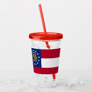Copo De Acrílico Tumbler acrílico patriótico com a bandeira de