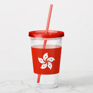 Copo De Acrílico Tumbler acrílico patriótico com a bandeira de Ho