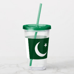 Copo De Acrílico Tumbler Acrílico Patriótico com bandeira do Paquis