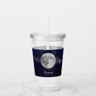 Copo De Acrílico Tumbler Acrílico Personalizado Lunar
