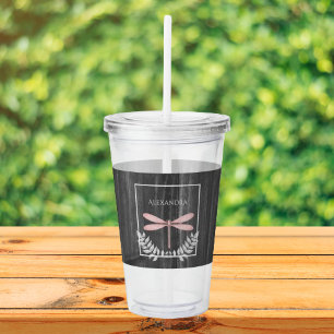 Copo De Acrílico Tumbler Acrílico Personalizado Russo de Dragonfly