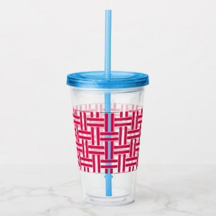 Copo De Acrílico Tumbler com palha