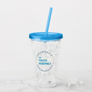 Copo De Acrílico Tumbler da sessão do conjunto da juventude o 24o