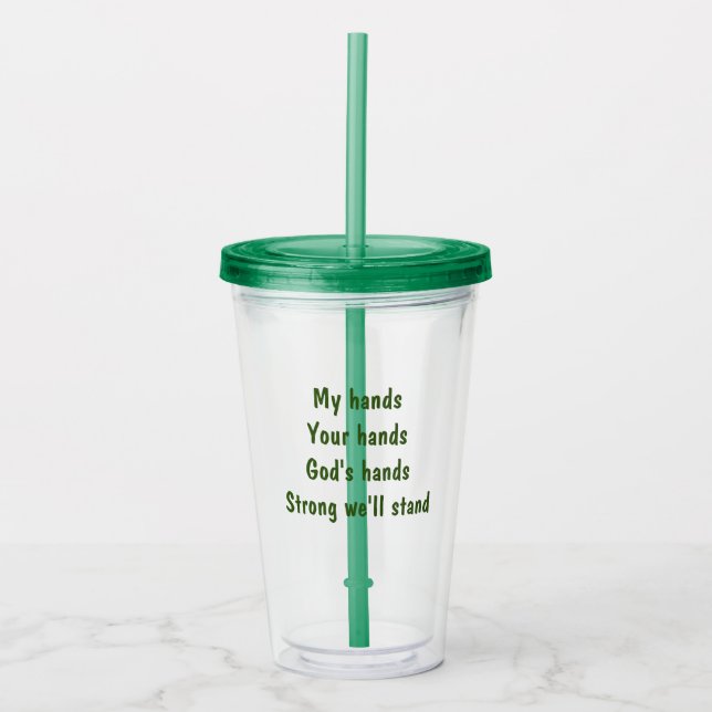 Copo De Acrílico Tumbler de Acrílico (Frente)