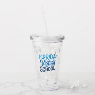 Copo De Acrílico Tumbler de acrílico da escola virtual da Flórida