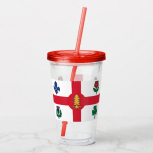 Copo De Acrílico Tumbler de Acrílico Patriótico com a bandeira de M