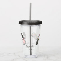 Tumbler de acrílico profissional de beleza persona