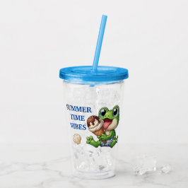 Copo De Acrílico Tumbler de Acrílico Summer Vibes