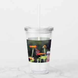 Copo De Acrílico Tumbler do acrílico da borboleta