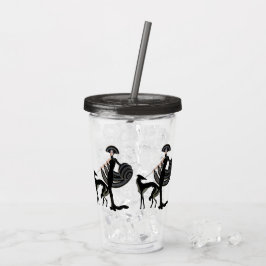 Copo De Acrílico Tumbler em acrílico Deco Borzoi