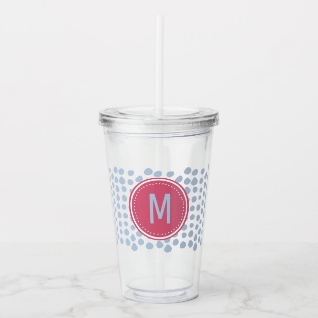 Copo De Acrílico Tumbler MONOGRAM (Frente)