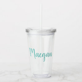 Copo De Acrílico Tumbler MONOGRAM
