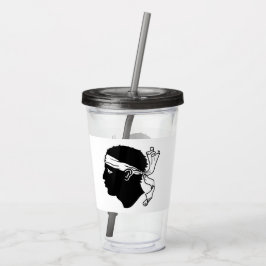 Copo De Acrílico Tumbler Patriótico Acrílico com bandeira da Córseg