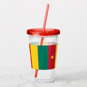 Copo De Acrílico Tumbler Patriótico Acrílico com bandeira de Camarõ