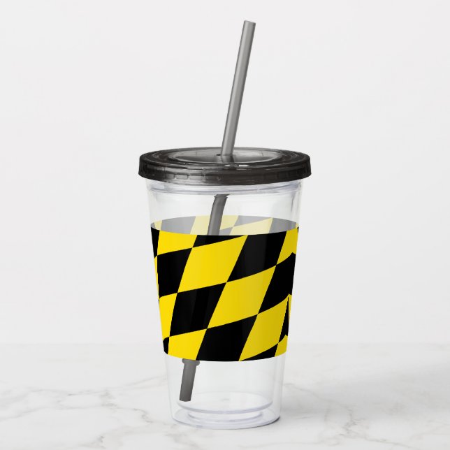 Copo De Acrílico Tumbler Patriótico Acrílico com bandeira de Muniqu (Verso)