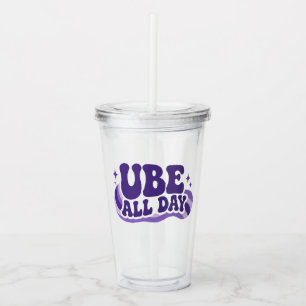 Copo De Acrílico Tumbler Ube O Dia Todo