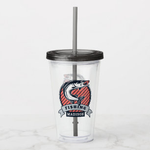 Copo De Acrílico Tumblers conhecidos feitos sob encomenda de Fisher