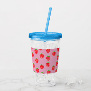 Copo De Acrílico Verão Maravilhoso de Frutas