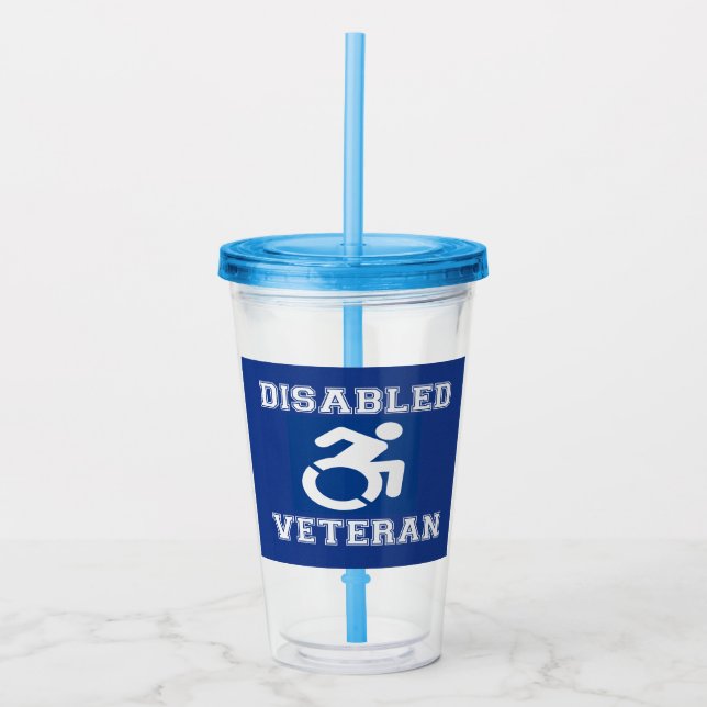 Copo De Acrílico Veterano desativado (Frente)