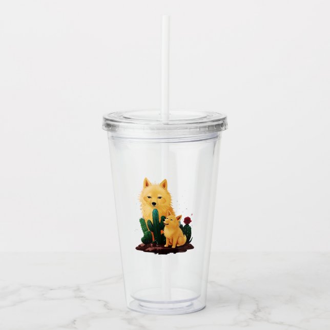 Copo De Acrílico Wolf26: (Frente)