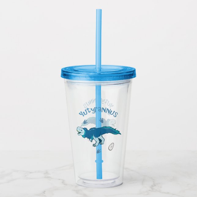 Copo De Acrílico Yutyrannus Fofo (Frente)