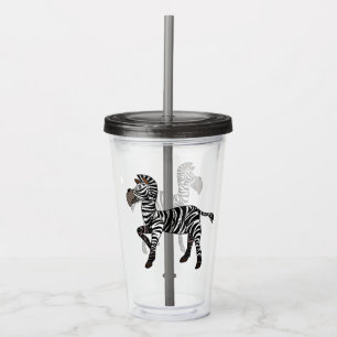 Copo De Acrílico Zebra