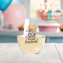 Copo de Aniversário Glam Funny Milestone