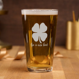Copo de Barware com Trevo Irlandês Gravado