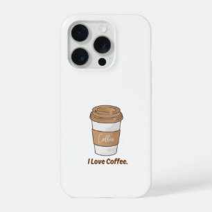 Copo de Café para Levar "Eu Amo Café" Estético par