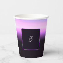 Copo de papel Lavender Sunset