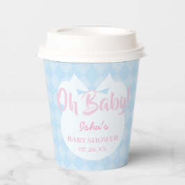 Copo de Papel Light Blue Oh Baby Chá de Bebê