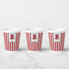 Copo de Papel Patriótico | Taça do Café do Orgulho