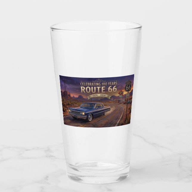 Copo De Pint 100 Anos da Rota 66 (Frente)