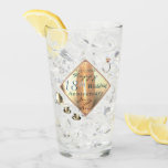 Copo De Pint 18º Aniversário do Casamento Porcelain Cat's Eye<br><div class="desc">Procurando por aquele gráfico original único,  18º aniversário de casamento projetado para eles? Então pode ser isso.  porcelana e os gráficos do anel de olhos da Cat neste incrivelmente impresso tumbler de vidro! Eles vão gostar de ter isso o ano todo também :)</div>