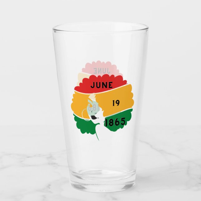 Copo De Pint 19º Vidro - Mulher Afro (Frente)