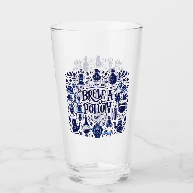 Copo De Pint 19 de janeiro - Crie um dia de poção (Frente)