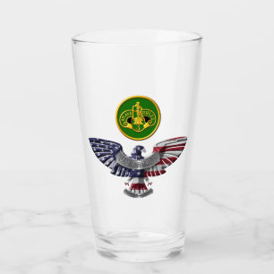 Copo De Pint 3º Regimento de Cavalaria Armada Vidro de Águia