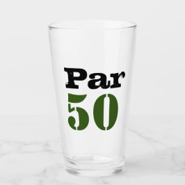 Copo De Pint 50º aniversário do Golf com número par cinquenta