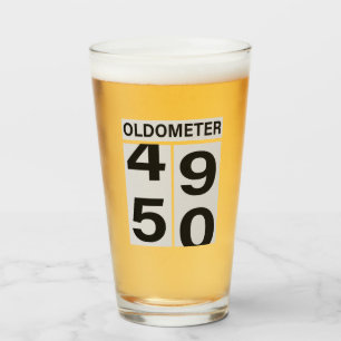 Copo De Pint 50º Aniversário Vidro do Oldometer