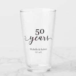 Copo De Pint 50 anos de aniversário de casamento