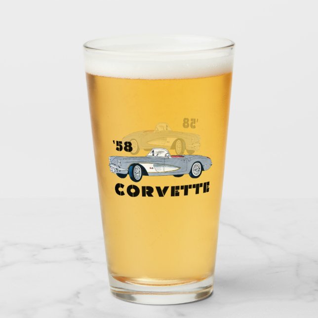 Copo De Pint "58 Corvette (Frente (Preenchido))