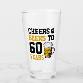 Copo De Pint 60º Aniversário Cheers & Beers a 60 anos